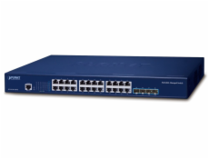 Planet SGS-6310-24T4X L3 switch, 24x1Gb, 4x10Gb SFP+, HW/IP stack, VSF/Cluster switch