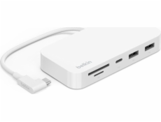 Belkin CONNECT USB-C 6-in-1 Multiport-Hub+ Holder INC011btWH