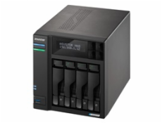 Asustor NAS AS6704T / 4x 2,5 /3,5  SATA III/ Celeron N5105 2.0 GHz/ 4GB/ 2x 2.5GbE/ 4x M.2/ PCIe / 2x USB 3.2/ HDMI+IR