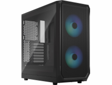 Černé pouzdro Fractal Design Focus 2 RGB (FD-C-FOC2A-03)