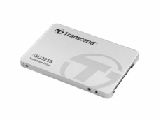 TRANSCEND SSD225S 500GB SSD disk 2.5   SATA III 6Gb/s, 3D TLC, Aluminium casing, 530MB/s R, 480MB/s W, stříbrný