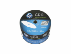 CD-R HP 700MB (80min) 52x Inkjet Printable 50-spindl Bulk CD-R HP 700MB (80min) 52x Inkjet Printable 50-spindl Bulk