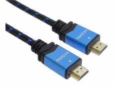 PremiumCord Ultra HDTV 4K@60Hz kabel HDMI 2.0b kovové+zlacené konektory 1m