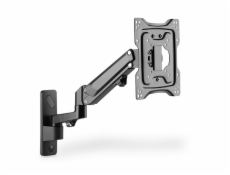 DIGITUS univerzální Nástěnný držák monitoru s jednou plynovou pružinou 43 , max. 23 V kg, černý VESA 75x100