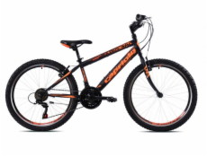Horské jízdní kolo Capriolo RAPID 240 24 /18HT black orange