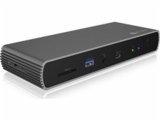 Stacja dokująca IB-DK8801-TB4 Thunderbolt 4, 10w1, 100W,USB, 2,5GB LAN,Multi Display