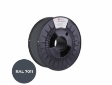 C-TECH Tisková struna (filament) PREMIUM LINE, PETG, ocelová šedá, RAL7011, 1,75mm, 1kg