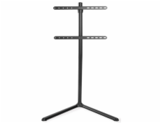 NEDIS podlahový TV stojan/ 49 - 70 / 40 kg/ provedení V-vorm/ protiskluzový popruh/ Snap-lock/ hliník/ ocel/ černý