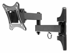 NEDIS nástěnný držák pro LCD a TV/ 13 - 27  / nosnost 15 kg/ náklon ± 20°/ otáčení 180°/ kloubový (3 klouby)