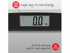 Salter 9208 BK3R Compact Glass Electronic Bathroom Scale