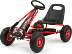 Dětská šlapací motokára Go-kart Milly Mally Thor červená
