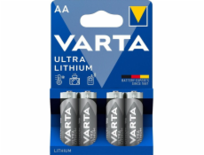 1x4 Varta Professional Lithium Mignon AA LR 6