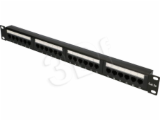 Patchpanel CAT5E UTP V2 24 portov