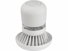 Brabantia Soap Dispensing Dish Brush  light grey