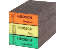 EXPERT S471 Standard Schleifblock-Set, 3-teilig, Schleifschwamm