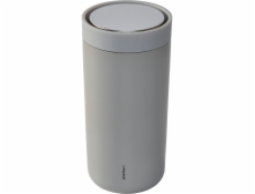 Stelton To Go Click Thermal Mug 0,4 l            soft light grey