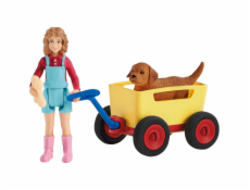Schleich Farm World 42543 Bollerwagen-Ausflug