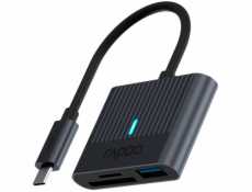 Rapoo USB-C Card Reader grey