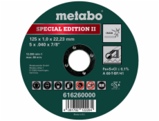 Metabo Special Edition II 125x 1,0x22,23 mm Inox