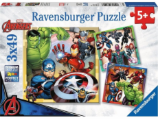 Ravensburger Puzzle 3x49 Elements - Avengers