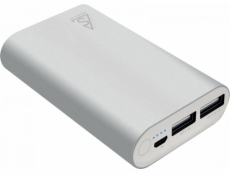 Holdit Smartline Power Bank 7500mAh strieborná (613374)