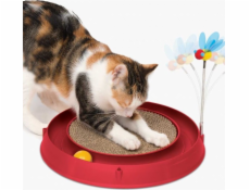 Škrabacia dráha Catit Play'n so škrabadlom, 4 x 36 x 39,5 cm, červená