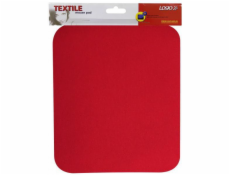 Podložka pod myš s logom, mäkká, červená (50110)