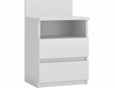 Topeshop malwa m1 Nočný stolík biely