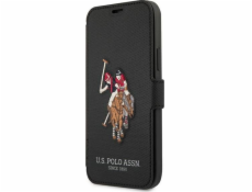 US Polo ASSN US Polo USFLBKP12LPUGFLBK iPhone 12 Pro Max 6,7 čierna / čierna kniha Polo Embroidery Collection
