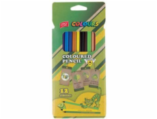 Spokey Kredki Ołówkowe Easy 12 Kolorów Trójkątne Plastikowe (839955)