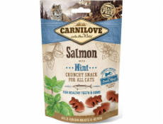 CARNILOVE Crunchy Snack Salmon & Mint - Maškrta pre mačky s lososom a mätou - 50 g
