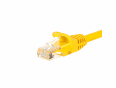 NETRACK BZPAT0P56Y patch cable RJ45 snagless boot Cat 6 UTP 0.5m yellow