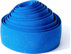 Páska na riadidlá na bicykel BIKE RIBBON CORK GEL hrubá 2,5 mm modrá