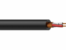 Procab Procab MC305 / 1 Vyvážený mikrofónový kábel - flex 2 x 0,23 mm2- 24 AWG 100 metrov čierny