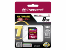 Transcend SDHC               8GB Class 10 UHS-I 600x Ultimate
