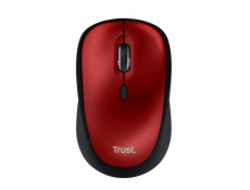 TRUST myš Yvi+ Wireless Mouse Eco Red, červená