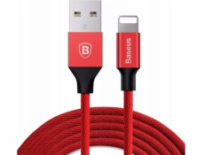 Cable Baseus Yiven Lightning 180 cm 2A - červená