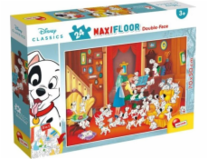 Lisciani Obojstranné podlahové puzzle Maxi 24 Disney classic