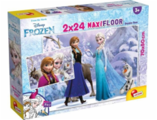 Lisciani Puzzle Supermaxi 2x24 Kraina Lodu Lisciani Puzzle Supermaxi 2x24 Kraina Lodu