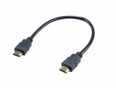 AKASA kabel 4K HDMI na HDMI, 4K@60Hz, pozlacené konektory, 30cm
