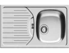 Pyramis Fork 1-miskový dřez s odkapávačem 78 x 43,5 ocel (100181101)