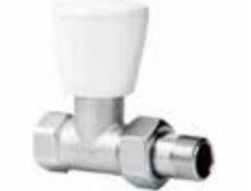 Súprava rovných ventilov Arco (prívodný ventil + spätný ventil s kovovou maticou) 1/2"F Teide Plus (KCM14)