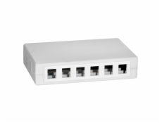 LOGILINK NK4033 LOGILINK - Keystone Surface Mounted Box 12 port UTP, biely