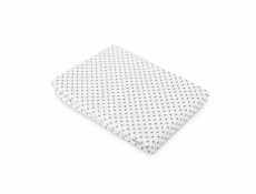 Prestieradlo do postieľky s potlačou Sensillo 120x60 cm sivé bodky