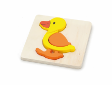 Dřevěné puzzle pro nejmenší Viga Kachnička