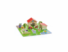 Dětské dřevěné 3D puzzle Viga Farma