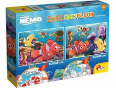 Lisciani Obojstranné puzzle Supermaxi 2x12 dielikov. 50x35 cm Nemo. 86573 LISCIANI
