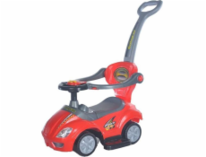 Detské odrážadlo s vodiacou tyčou 3v1 Baby Mix Mega Car červené