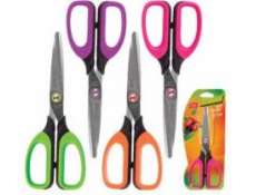 Easy Nożyczki 15 cm z miękką rączką pomarańczowe