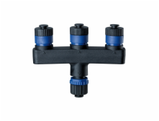 Paulmann Outdoor Plug & Shine nástenné svietidlo IP68 splitter 1in-3out Black Plastic